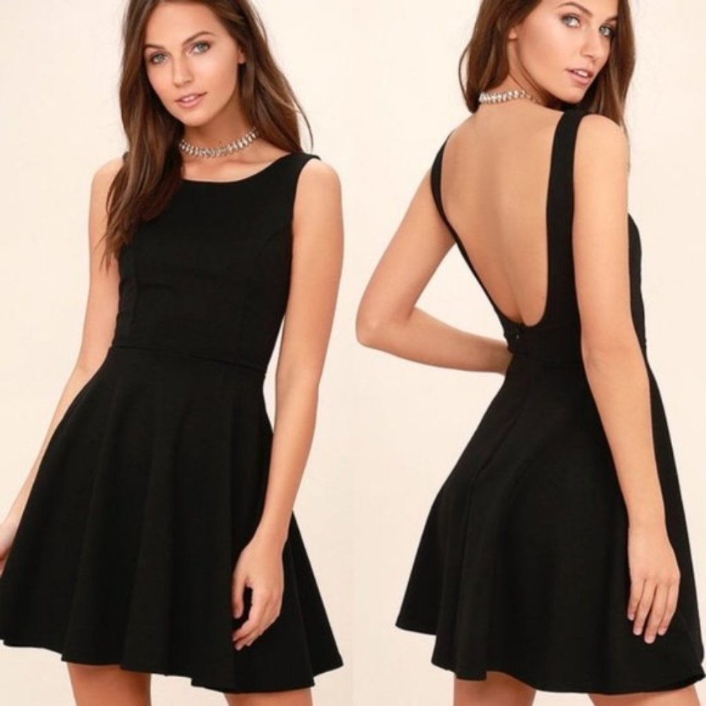 Lulus Call Me Anytime Skater Dress Size Large